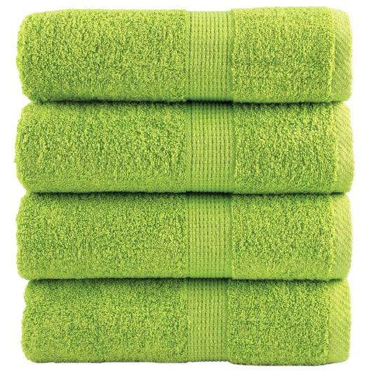 Salviette Premium SOLUND 4 pz Verde Mela 30x30 cm 600 g/m² - homemem39