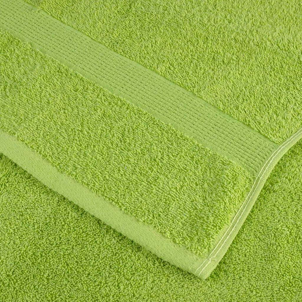 Set ASciugamani SOLUND 6 pz Verde Mela 600 gsm - homemem39