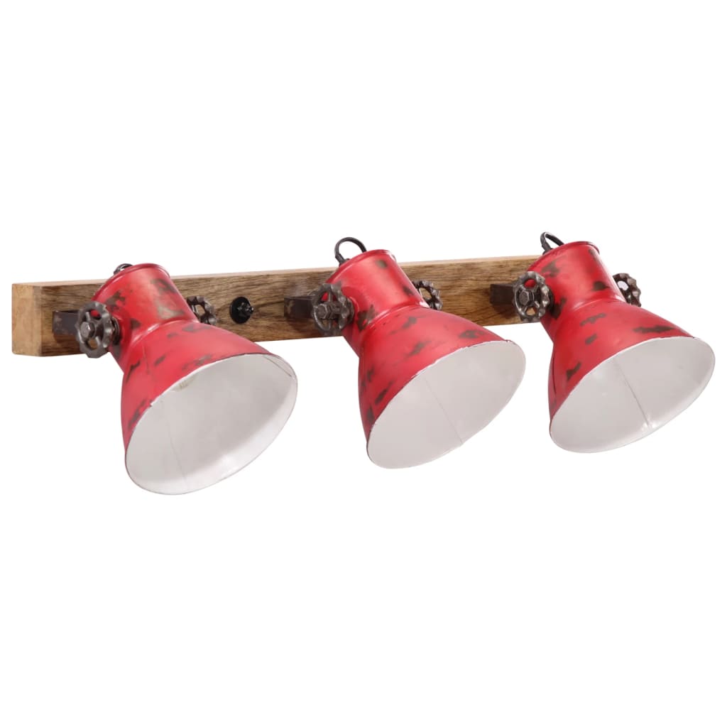 Lampada a Parete 25 W Rosso Anticato 65x25 cm E27 - homemem39