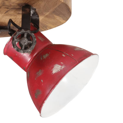 Lampada da Soffitto 25 W Rosso Anticato 50x50x25 cm E27 - homemem39