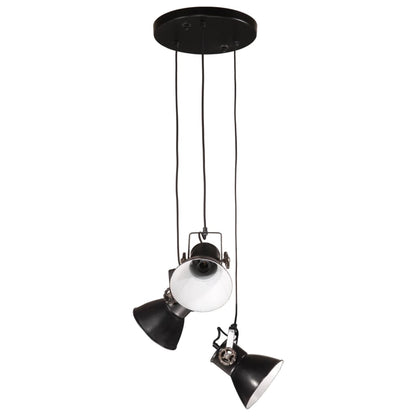 Lampada Pensile 25 W Nera 30x30x100 cm E27 - homemem39