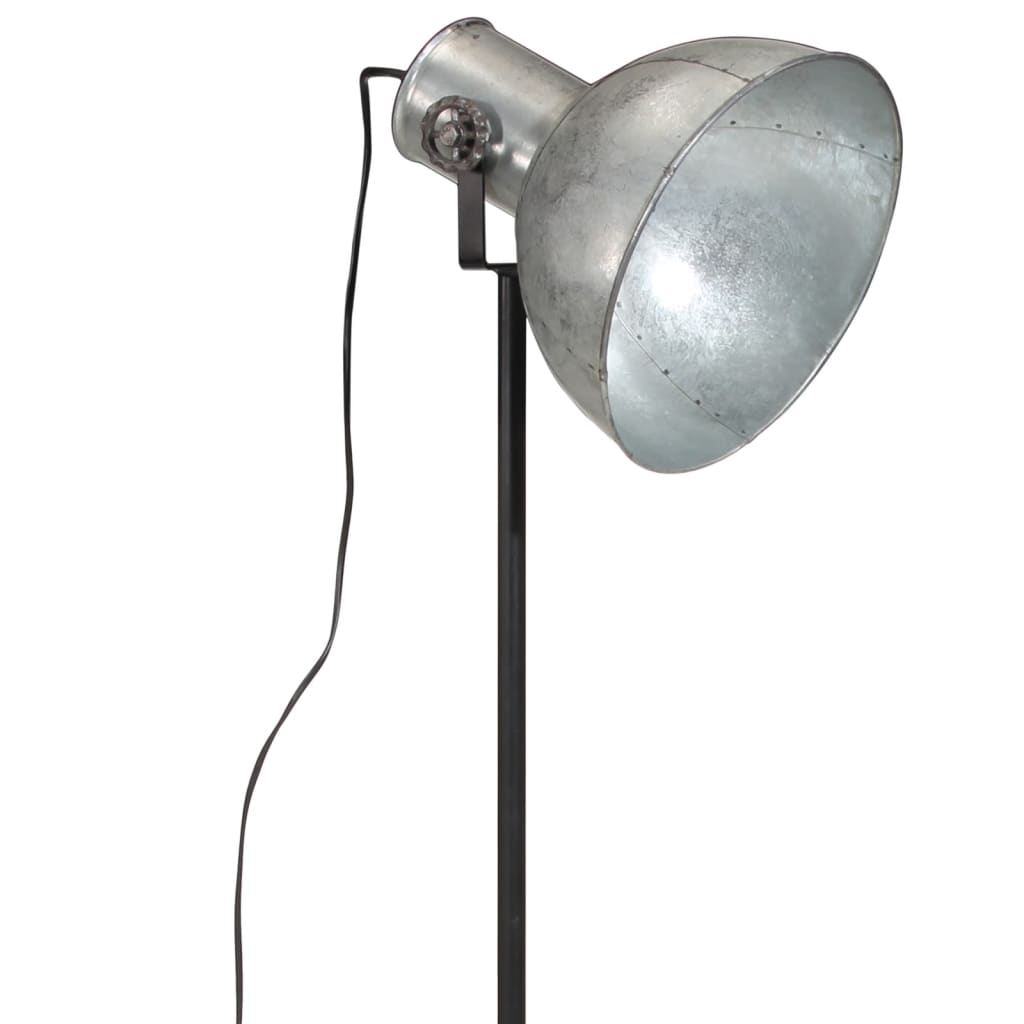 Lampada da Terra 25 W Argento Vintage 61x61x90-150 cm E27 - homemem39