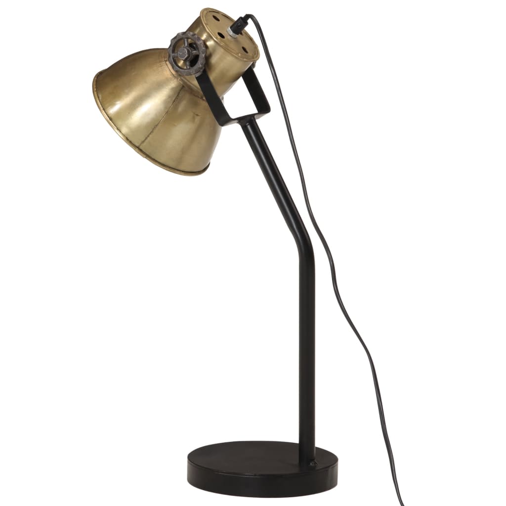 Lampada a Scrivania 25 W Ottone Anticato 17x17x60 cm E27 - homemem39