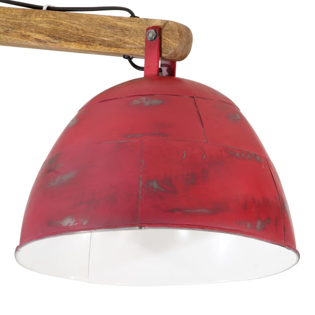 Lampada da Soffitto 25 W Rosso Anticato 105x30x65-108 cm E27 - homemem39