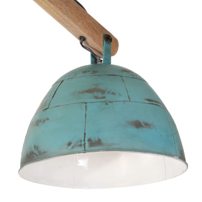 Lampada da Soffitto 25 W Blu Anticato 29x18x85 cm E27 - homemem39