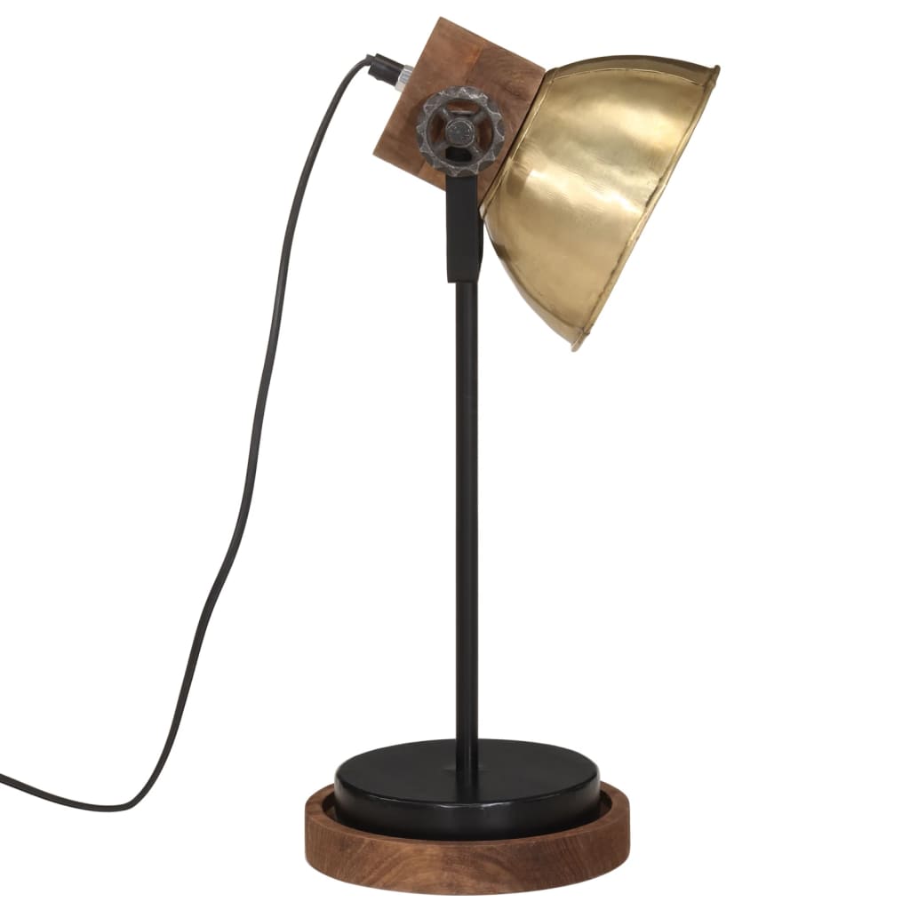 Lampada a Scrivania 25 W Ottone Anticato 17x17x50 cm E27 - homemem39