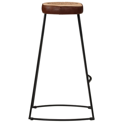 Sgabelli da Bar 2 pz Marrone Scuro 44x37,5x78 cm - homemem39