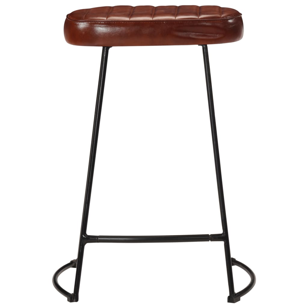 Sgabelli da Bar 2 pz Marrone Scuro 41x29x62 cm - homemem39