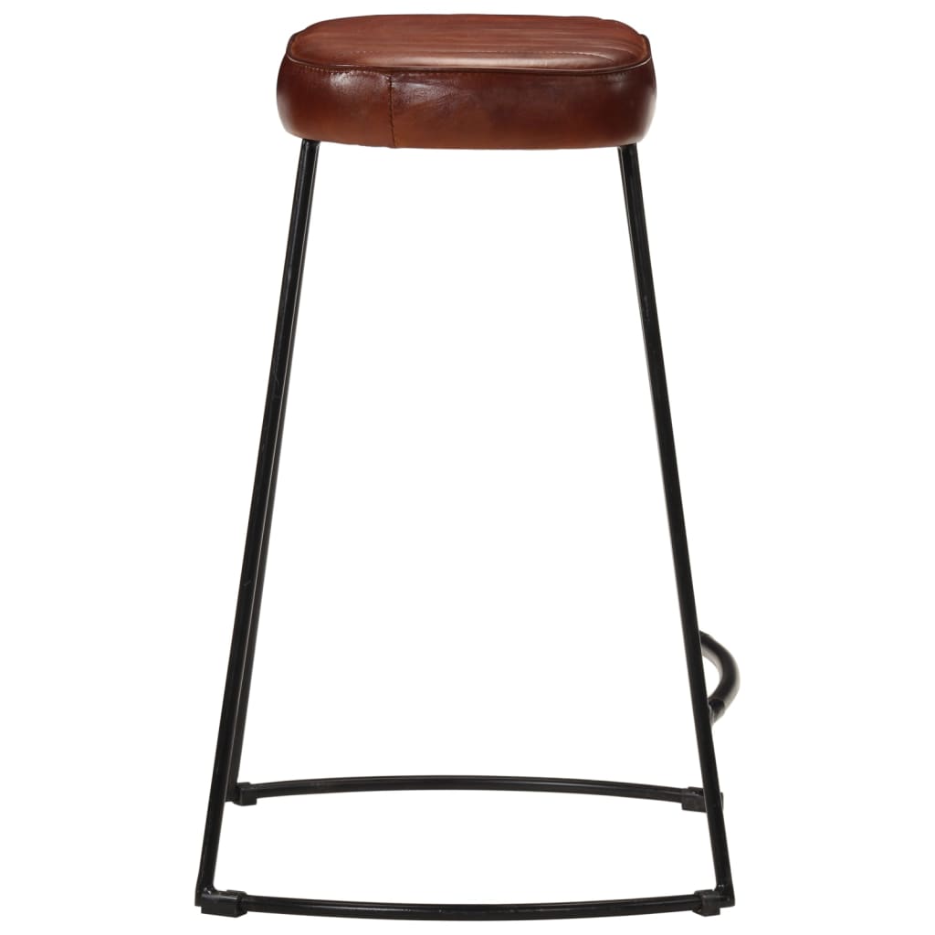 Sgabelli da Bar 2 pz Marrone Scuro 41x29x62 cm - homemem39