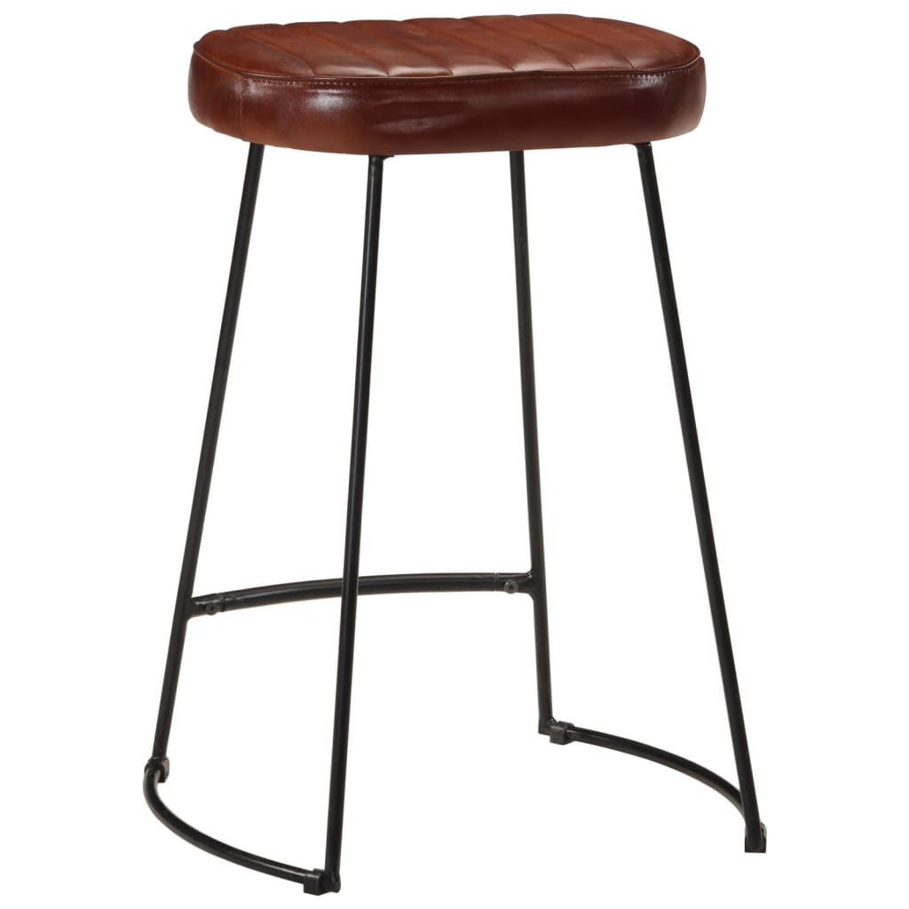 Sgabelli da Bar 2 pz Marrone Scuro 41x29x62 cm - homemem39