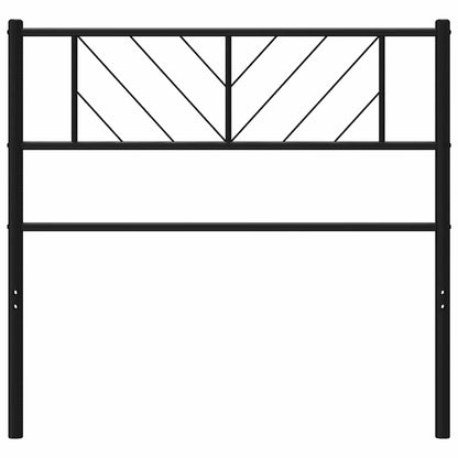 Testiera in Metallo Nero 100 cm - homemem39