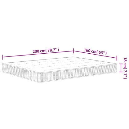 Materasso a Molle Bonnel Medio 160x200 cm - homemem39