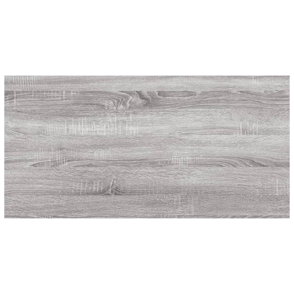 Mensole Parete 4pz Grigio Sonoma 40x20x1,5cm Legno Multistrato - homemem39