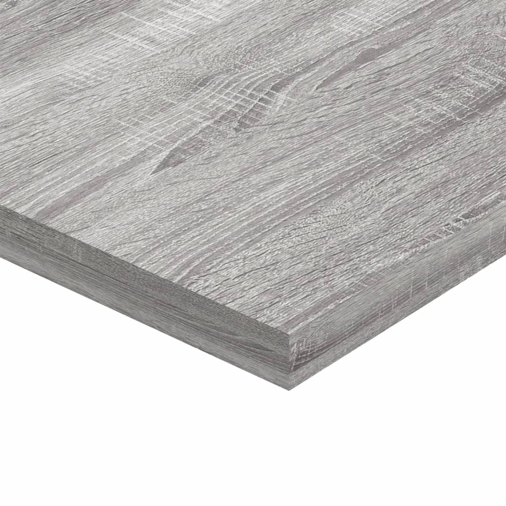 Mensole Parete 4pz Grigio Sonoma 40x20x1,5cm Legno Multistrato - homemem39