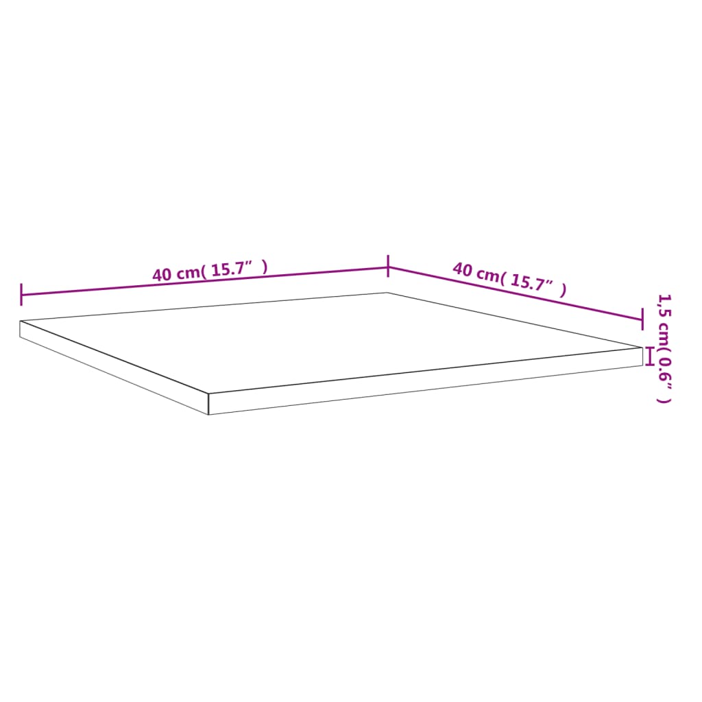 Mensole Parete 4pz Grigio Sonoma 40x40x1,5cm Legno Multistrato - homemem39