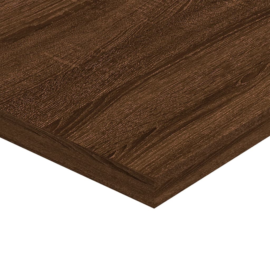 Mensole Parete 4pz Rovere Marrone 40x40x1,5cm Legno Multistrato - homemem39