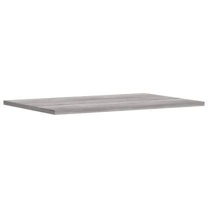 Mensole Parete 4pz Grigio Sonoma 60x40x1,5 cm Legno Multistrato - homemem39