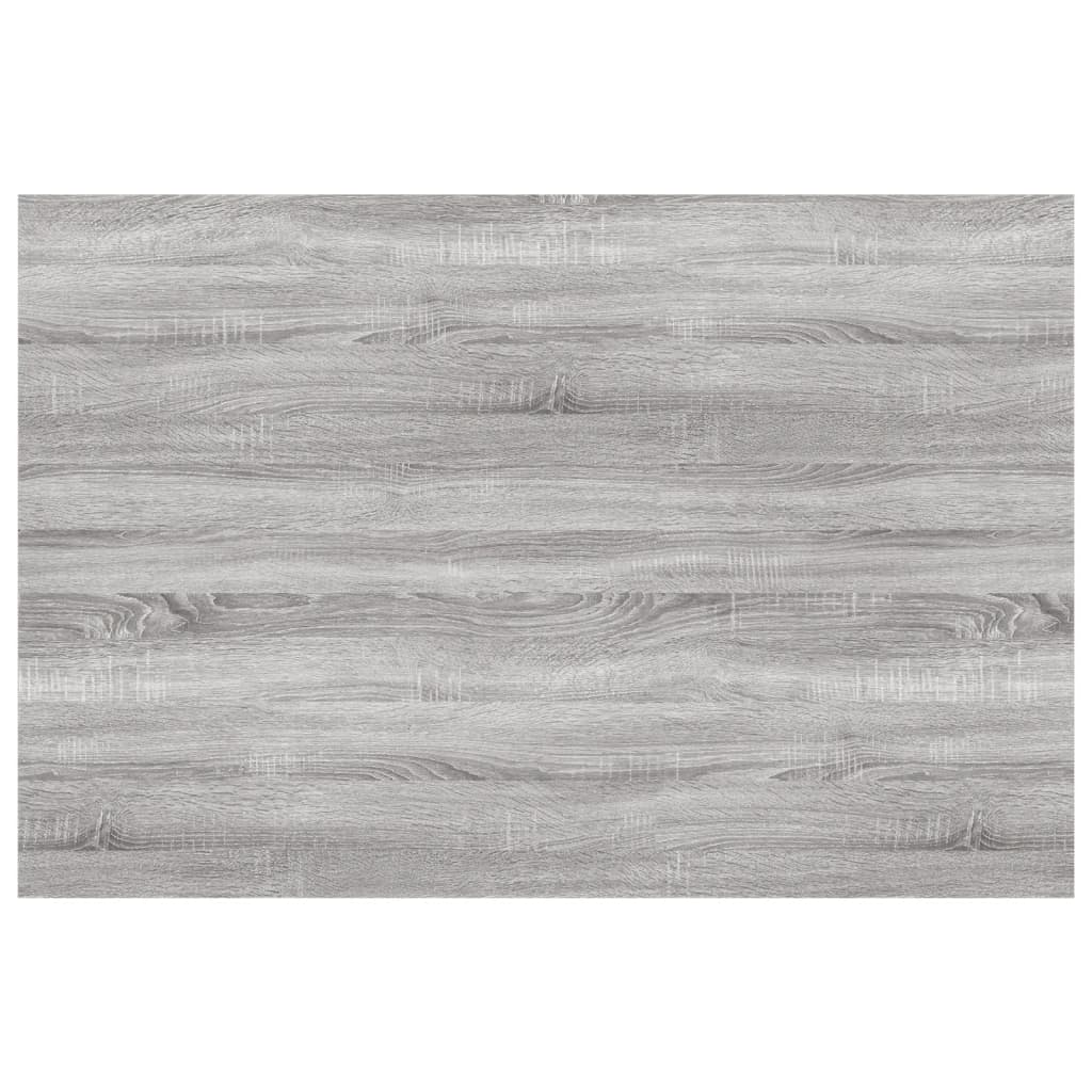 Mensole Parete 4pz Grigio Sonoma 60x40x1,5 cm Legno Multistrato - homemem39