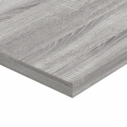 Mensole Parete 4pz Grigio Sonoma 60x40x1,5 cm Legno Multistrato - homemem39