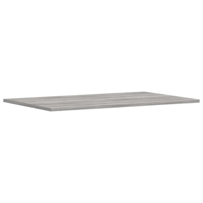 Mensole Parete 4pz Grigio Sonoma 80x50x1,5cm Legno Multistrato - homemem39