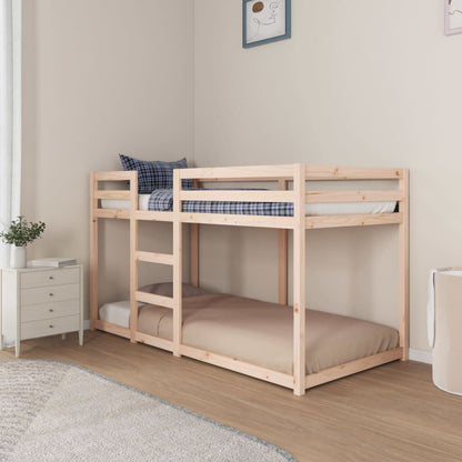 Letto a Castello senza Materasso 90x190 cm Legno di Pino - homemem39