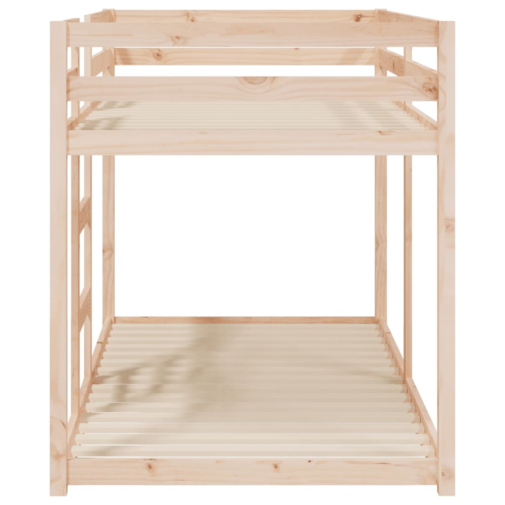 Letto a Castello senza Materasso 90x190 cm Legno di Pino - homemem39