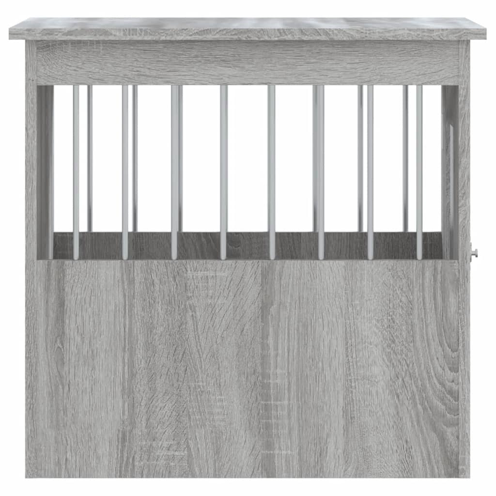 Gabbia Cani da Arredamento Grigio Sonoma 45x62x59cm Multistrato - homemem39