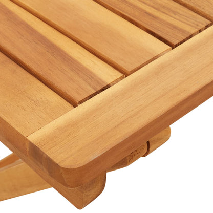 Tavolo da Giardino Pieghevole 50x50x50 cm Legno Massello Acacia - homemem39