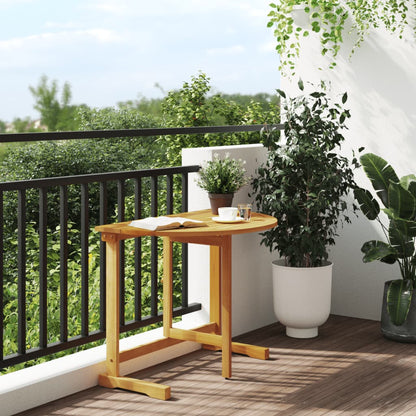 Tavolo da Balcone Pieghevole 90x60x72 cm Legno Massello Acacia - homemem39