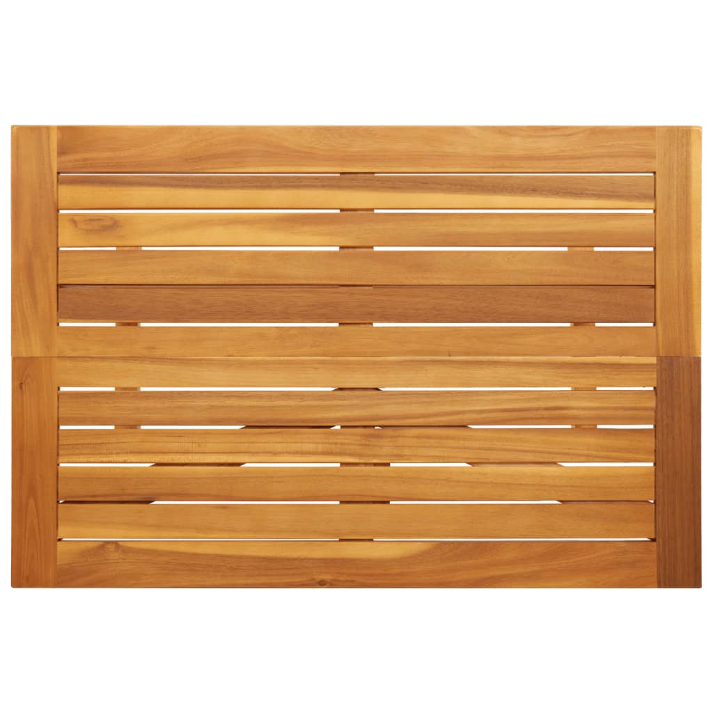 Tavolo da Balcone Pieghevole 90x60x72 cm Legno Massello Acacia - homemem39