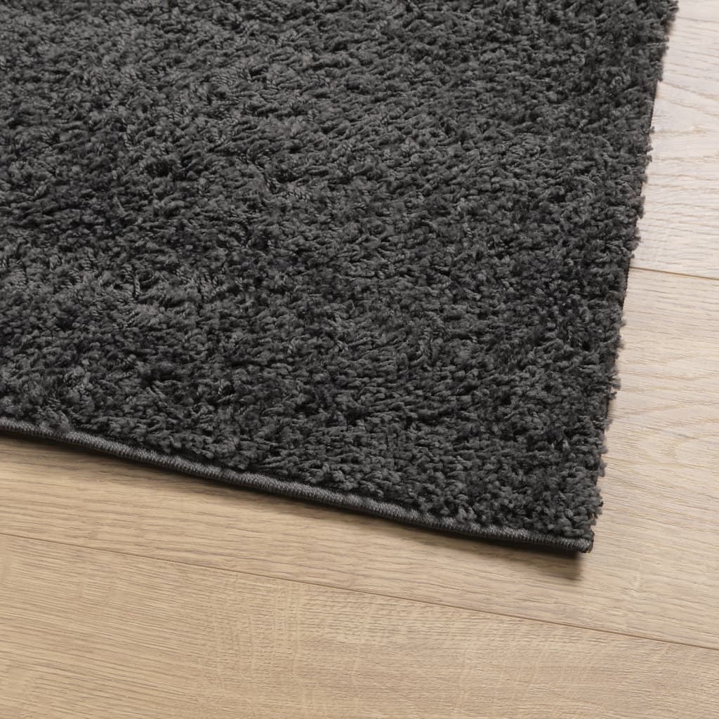 Tappeto Shaggy PAMPLONA Pelo Lungo Moderno Antracite 300x400cm - homemem39