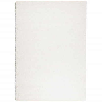 Tappeto Shaggy PAMPLONA a Pelo Lungo Moderno Crema 240x340 cm