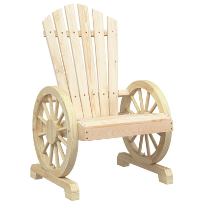 Sedie da Giardino Adirondack 4 pz in Legno Massello di Abete - homemem39