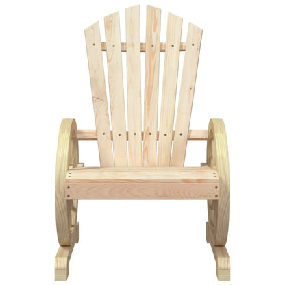 Sedie da Giardino Adirondack 4 pz in Legno Massello di Abete - homemem39