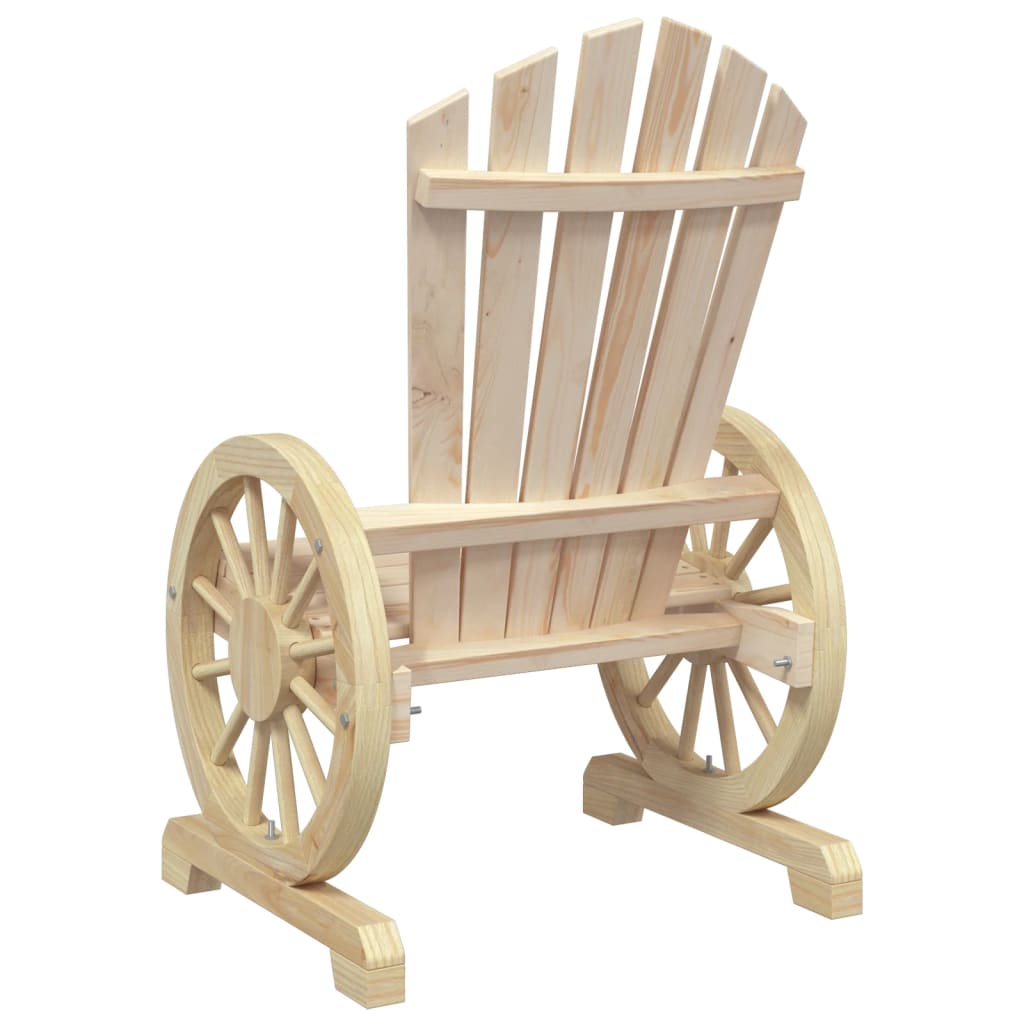 Sedie da Giardino Adirondack 4 pz in Legno Massello di Abete - homemem39