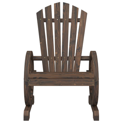 Sedie da Giardino Adirondack 4 pz in Legno Massello di Abete - homemem39