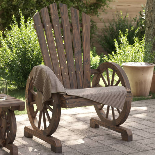 Sedie da Giardino Adirondack 4 pz in Legno Massello di Abete - homemem39