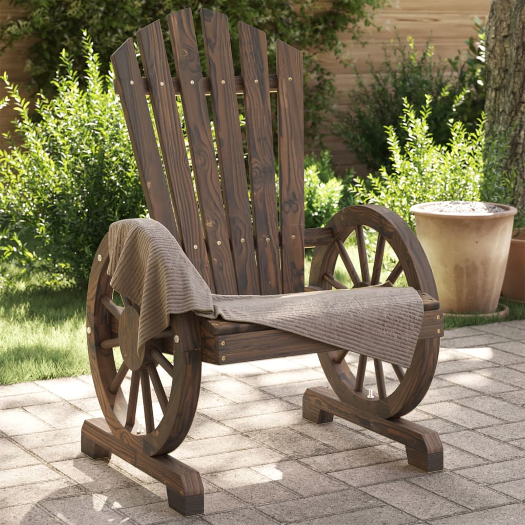 Sedie da Giardino Adirondack 2 pz in Legno Massello di Abete - homemem39