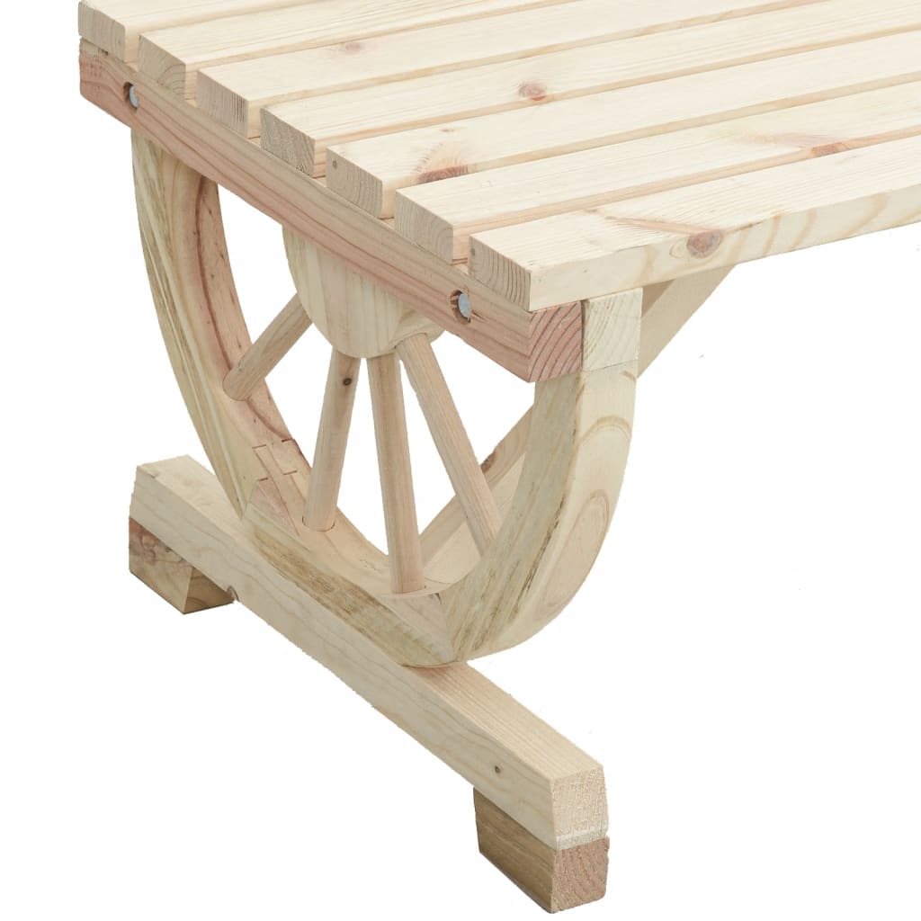 Set Salotto da Giardino 2 pz in Legno Massello di Abete - homemem39