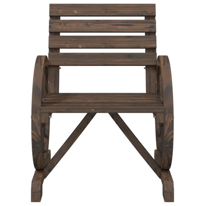 Sedia da Giardino 58x58x78,5 cm in Legno Massello di Abete - homemem39