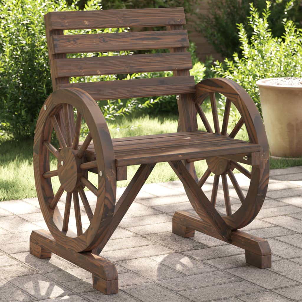 Sedie da Giardino 2 pz 58x58x78,5 cm in Legno Massello di Abete - homemem39