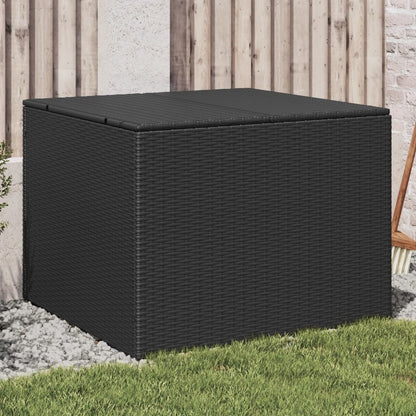 Contenitore da Giardino Nero 291L in Polyrattan - homemem39