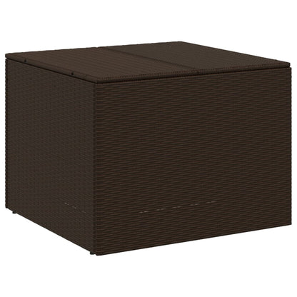 Contenitore da Giardino Marrone 291L in Polyrattan - homemem39