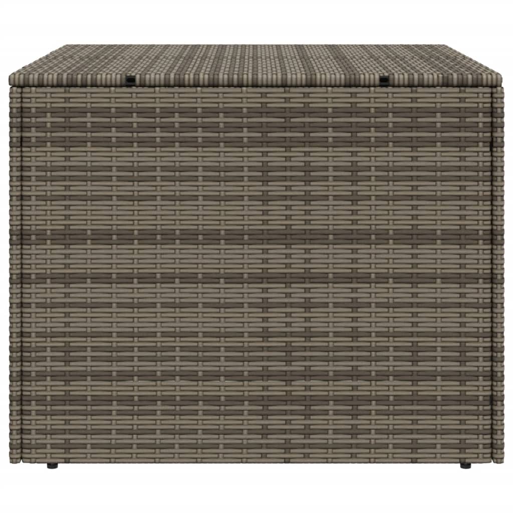 Contenitore da Giardino Grigio 291L in Polyrattan - homemem39