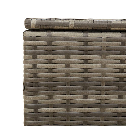 Contenitore da Giardino Grigio 291L in Polyrattan - homemem39