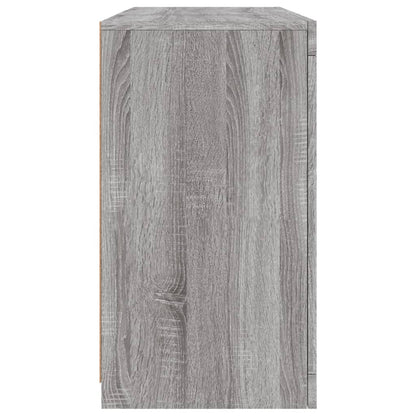 Credenza con Luci LED Grigio Sonoma 123x37x67 cm - homemem39