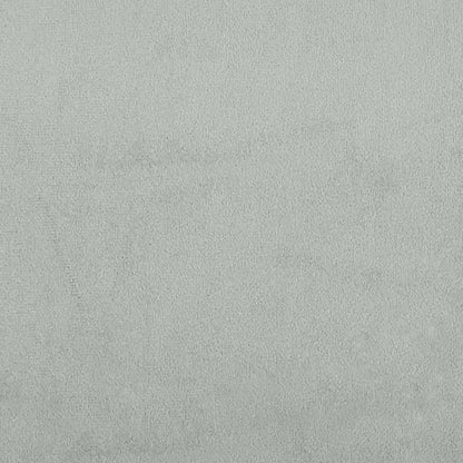 Cuscino Testiera Grigio Chiaro 80 cm in Velluto