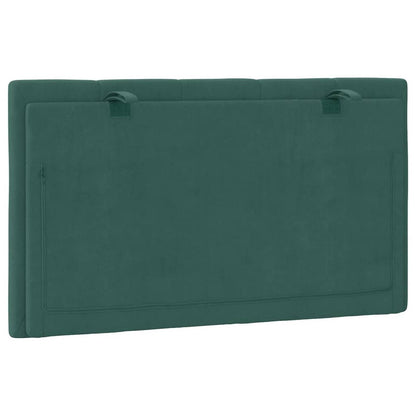 Cuscino Testiera Verde Scuro 80 cm in Velluto