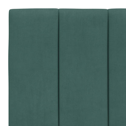 Cuscino Testiera Verde Scuro 80 cm in Velluto