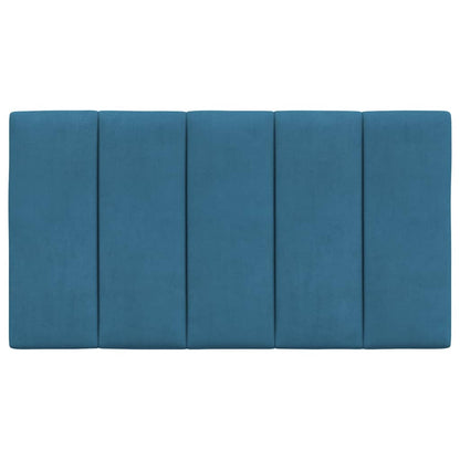 Cuscino Testiera Blu 80 cm in Velluto